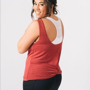 Maroon Swirl Tank. Size XS.